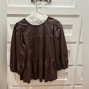 THML Chocolate Brown Top
